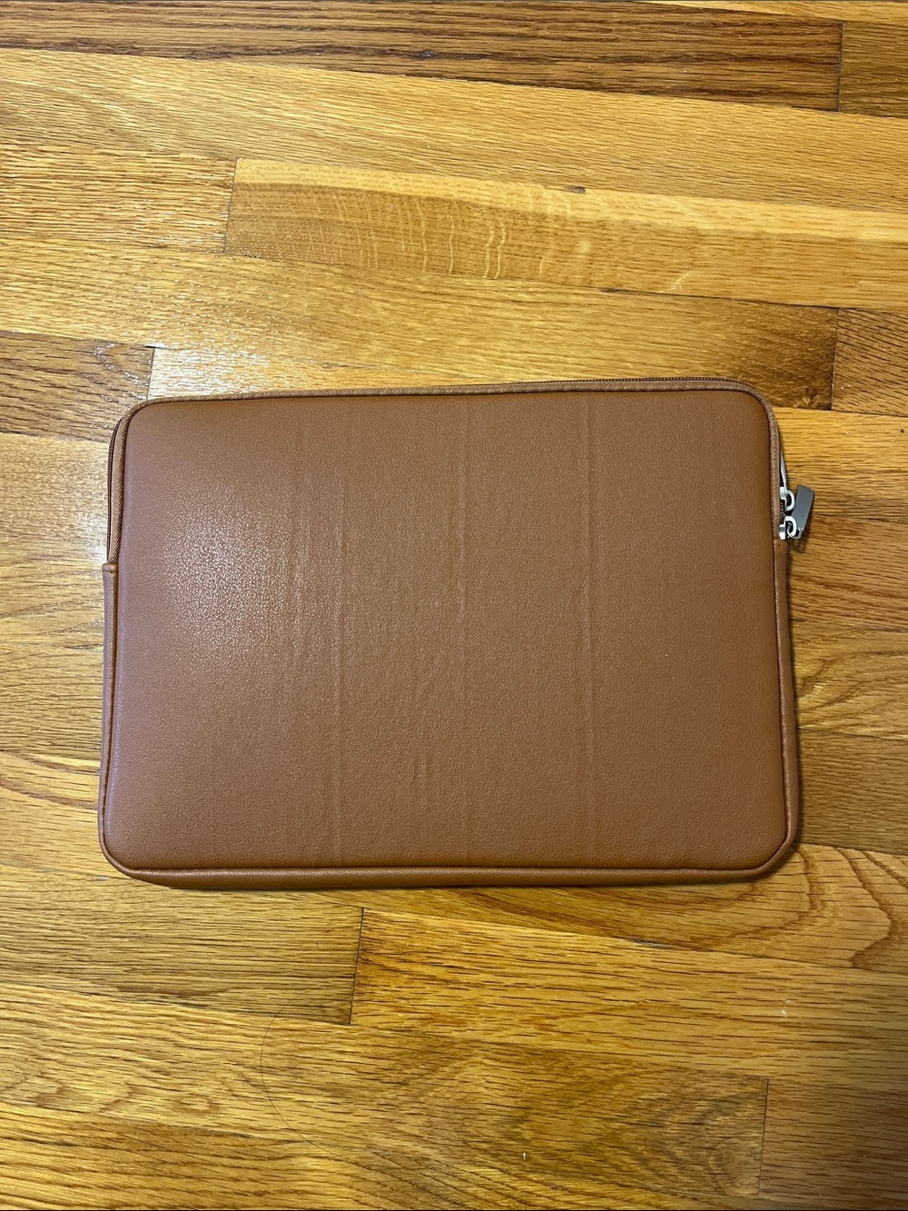 16 inch Leather Tech Sleeve - Brown
